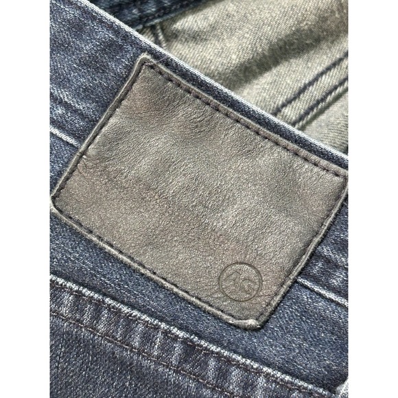 Adriano Goldschmied Mens Sz 34x34 Blue Jeans The Everett Slim Straight Dark Work - Picture 14 of 14